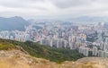 Hong Kong Panorama of Lion Rock Royalty Free Stock Photo