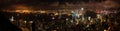 Hong Kong Panorama -Night view Royalty Free Stock Photo