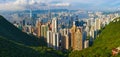 Hong Kong panorama Royalty Free Stock Photo