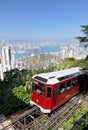Hong Kong peak tram Royalty Free Stock Photo