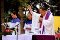 Hong Kong: Priest Celebrating Mass