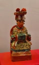 Hong Kong Religion Wooden Statue Antique Tin Hau Goddess Sculpture Fisherman Village Tanka Culture Worship Blessings