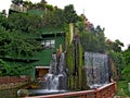 Hong Kong. Restaurant under waterfall Royalty Free Stock Photo