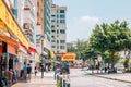 Stanley Bay restaurant and cafe street in Hong Kong