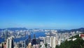 Stunning views of Hong Kong from The Peak Tower, Sky Terrace 428 Hong Kong.