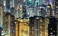 Hong Kong skycrapers Royalty Free Stock Photo