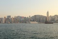 Hong Kong skyline day, Hong kong view from victoria harbour Royalty Free Stock Photo