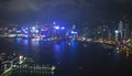 Hong Kong skyline at night