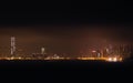 Hong Kong Skyline at night Royalty Free Stock Photo