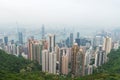 .Hong Kong skyline .Modern Office building . architecture Royalty Free Stock Photo