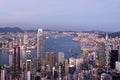 Hong Kong Skyline Royalty Free Stock Photo