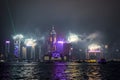 Hong Kong new year fireworks