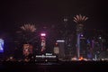 Hong Kong new year fireworks