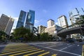 Hong Kong stree view in the China