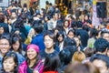 Crowd in Hong Kong