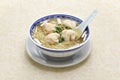 Hong Kong Style Wonton Noodle soup Royalty Free Stock Photo