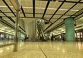 Hong Kong Subway train station platform Royalty Free Stock Photo