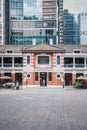 19-1-2022, Hong Kong: Tai Kwun, the famous historical site and museum in Central, Hong Kong, daytime with visitors Royalty Free Stock Photo