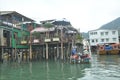 Hong Kong Tai O waterway walk path bridge