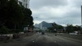 Time lapse drive in taxicabs of Hong Kong