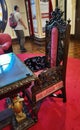 Hong Kong Tiger Balm Garden Haw Par Mansion Antique Dragon Furniture Columns Aw Boon Haw Villa Architecture Chair Throne Design