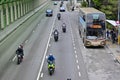 Hong Kong traffic infrastructure bus stop Royalty Free Stock Photo