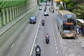 Hong Kong traffic infrastructure bus stop Royalty Free Stock Photo