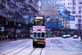 Hong Kong tramway Royalty Free Stock Photo