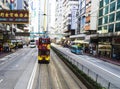 Hong Kong tramway Royalty Free Stock Photo