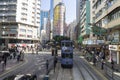 Hong Kong tramway Royalty Free Stock Photo