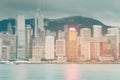 Hong Kong victoria bay Royalty Free Stock Photo