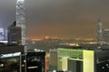 Hong Kong Victoria Harbour night view Royalty Free Stock Photo
