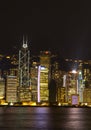 Hong Kong Victoria Harbour The Pearl of the Orient A Symphony of Lights Panoramic Night View Skyline