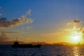 Hong Kong Victoria Harbour sunset