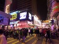 Hong Kong view: Mong Kok Royalty Free Stock Photo