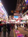 Hong Kong view: Mong Kok Royalty Free Stock Photo