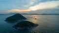 Hong Kong, West Wharf, aerial photography, looking to Green Island