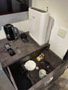 Hong Kong Wong Chuk Hang Ovolo Hotel Mini Bar Drinks Beverages Guest Room Space Interior Design Electronic Appliances