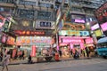 Hong Kong Yau Ma Tei street view Royalty Free Stock Photo