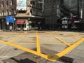 Hong Kong zebra crossing before green light.