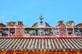 Roof of Hong Kung Temple, Macau, China