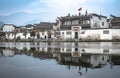 : Hongcun ancient village is one of the Unesco world heritage of China. ItÃ¢â¬â¢s located in the part of the Anhui province of China Royalty Free Stock Photo