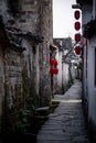 Hongcun ancient village is one of the Unesco world heritage of China. ItÃ¢â¬â¢s located in the part of the Anhui province of China Royalty Free Stock Photo