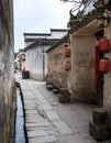 Hongcun ancient village is one of the Unesco world heritage of China. ItÃ¢â¬â¢s located in the part of the Anhui province of China Royalty Free Stock Photo