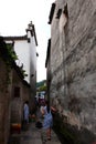 Hongcun Village in Anhui Province is one of the famous ancient villages in China Royalty Free Stock Photo