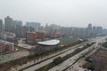 Overlooking the city of Nanchang Honggutan