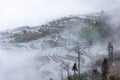 Wonderful scenery of Yuanyang rice terrace or The Honghe Hani Rice Terraces in China