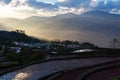 Wonderful scenery of Yuanyang rice terrace or The Honghe Hani Rice Terraces in China