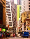 Hongkong street view Royalty Free Stock Photo