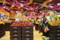 Hongkong, China: supermarket fruit area